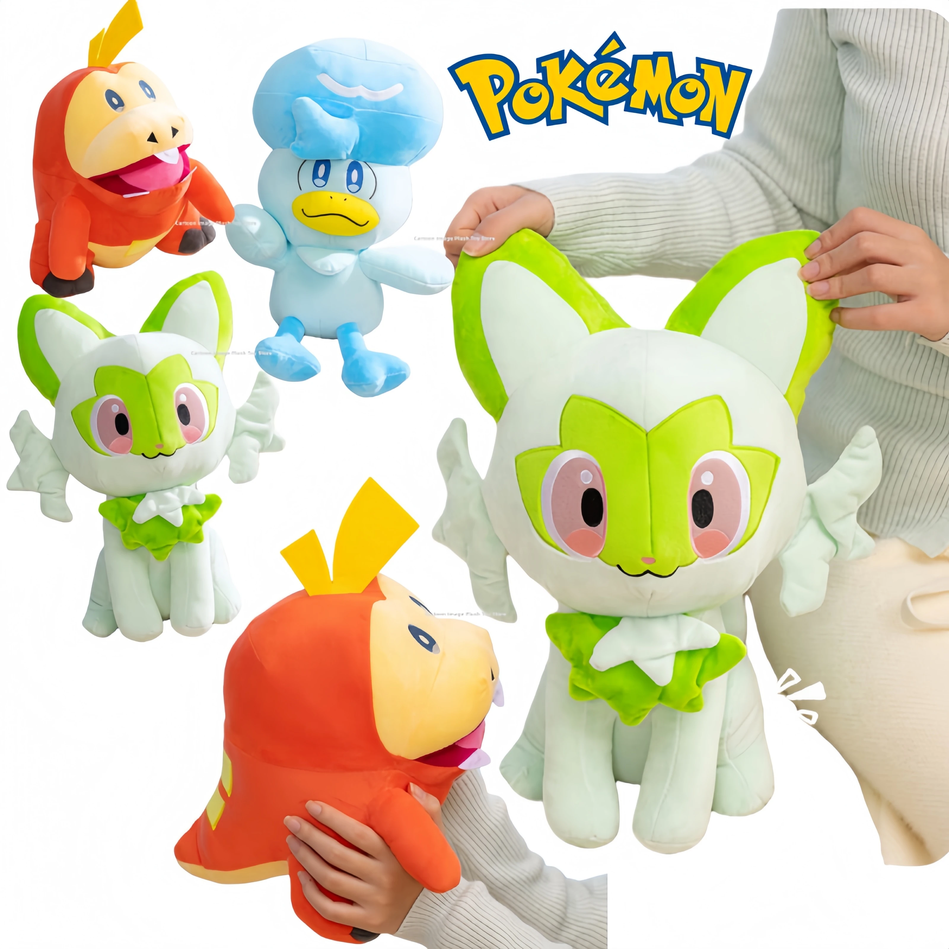 Pokemon Scarlet & Violet Sprigatito Fuecoco Quaxly плюшевая коллекция Pokemon мягкие игрушки мягкие приятные плюшевые игрушки Пикачу рождественские подарки
Pokemon Scarlet & Violet Sprigatito Fuecoco Quaxly плюшевая коллекция Pokemon мягкие игрушки мягкие приятные плюшевые игрушки Пикачу рождественские подарки