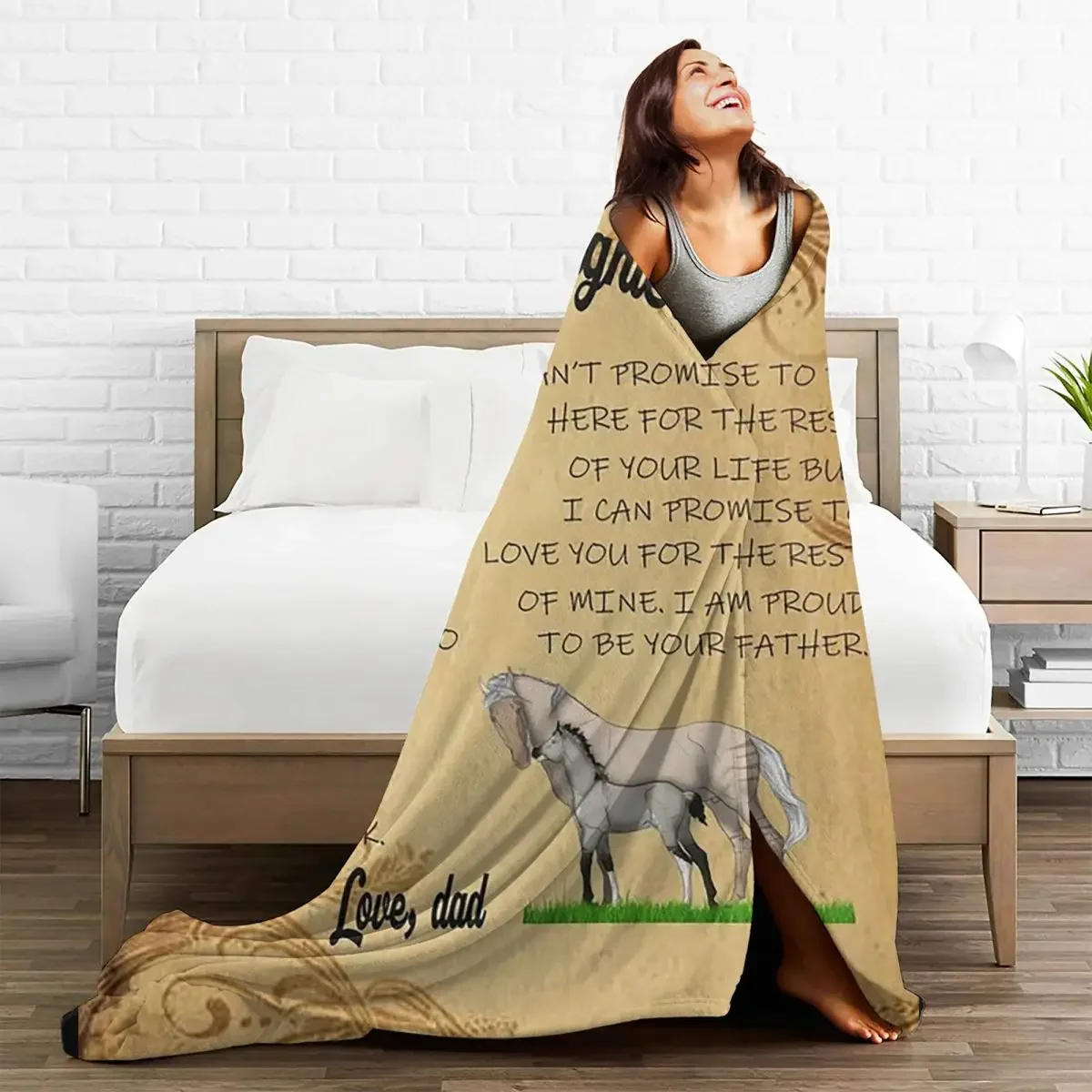 Baby Blankets Horse Gifts Girl Daughter From Dad Teenage Fleece Sofa Cover Love Letter Warm Throw for Sofa Car Bedding Throw
Baby Blankets Horse Gifts Girl Daughter From Dad Teenage Fleece Sofa Cover Love Letter Warm Throw for Sofa Car Bedding Throw