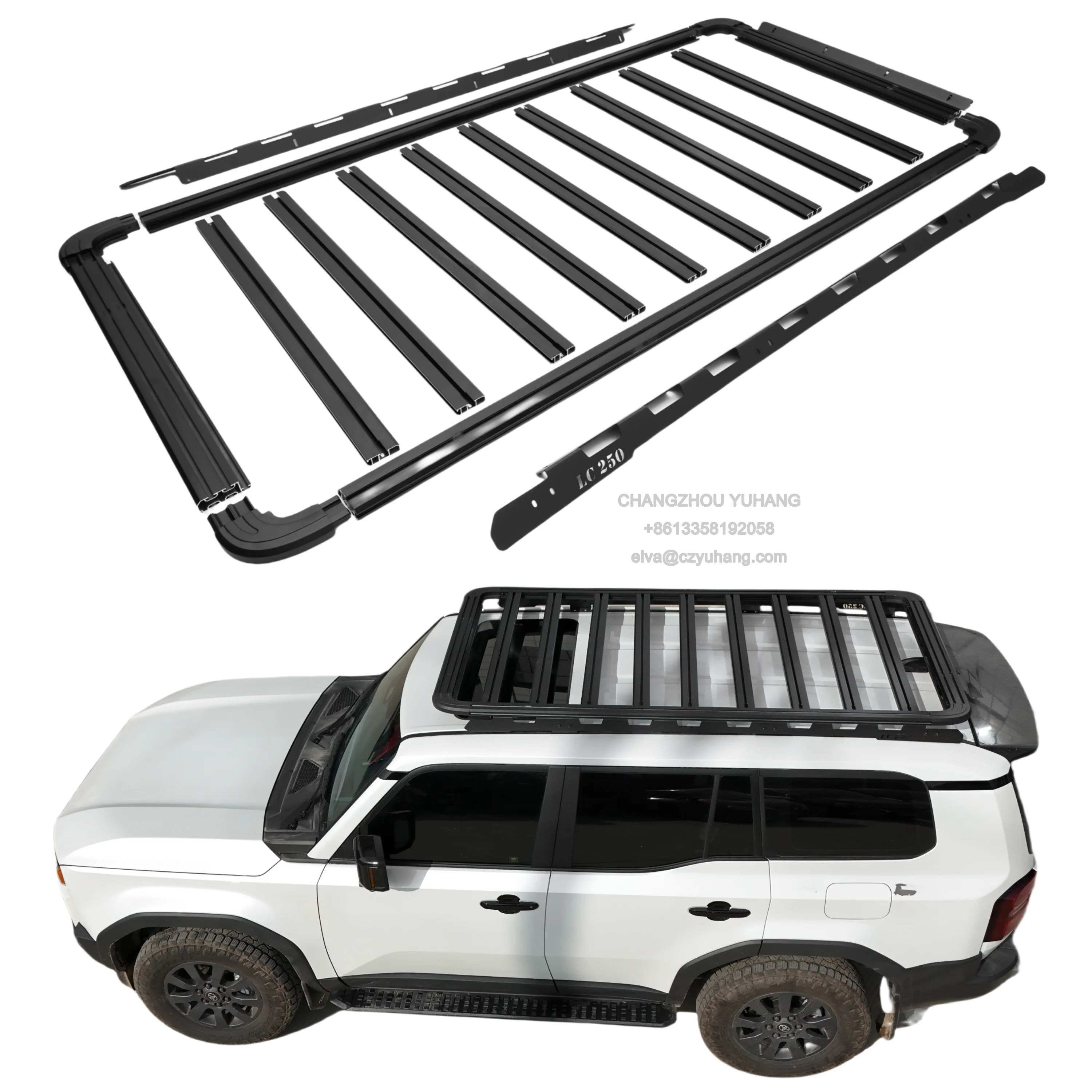 Car Roof Racks Roof Platform for Land Cruiser Prado 250 J250 LC250 Luggage Rack Cargo Carrier LC250 Roof Basket
Car Roof Racks Roof Platform for Land Cruiser Prado 250 J250 LC250 Luggage Rack Cargo Carrier LC250 Roof Basket