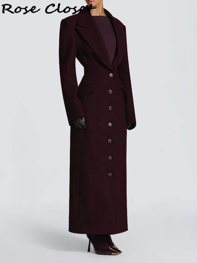 Women's Long Coat Deep V-Neck Single Breasted Overcoats Shoulder Pad Maxi Jackets with Belt 2025 New Winter Lady Commute Outwear
Women's Long Coat Deep V-Neck Single Breasted Overcoats Shoulder Pad Maxi Jackets with Belt 2025 New Winter Lady Commute Outwear