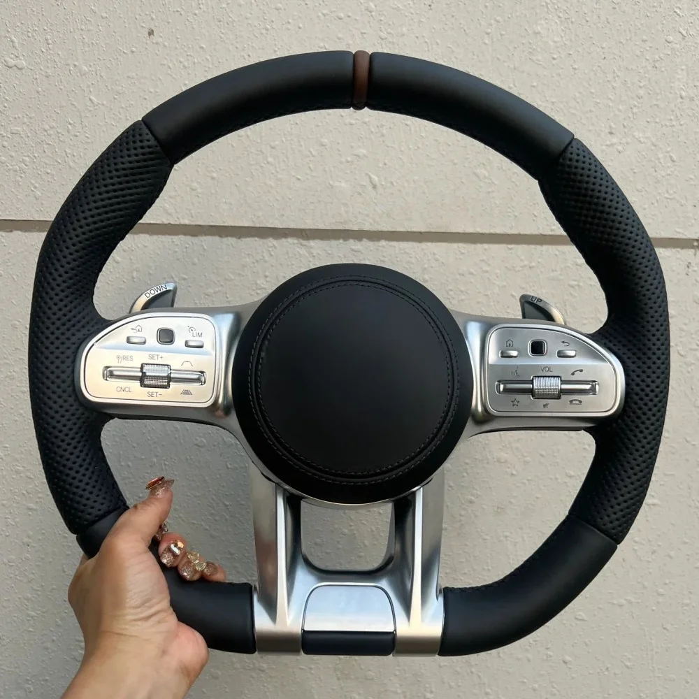 Leather Steering Wheel For Mercedes Benz C190 W117 W166 W177 S500 W205 W213 W216 W217 W218 W222 W253 W257 W463 GLE G63 C63 AMG
Leather Steering Wheel For Mercedes Benz C190 W117 W166 W177 S500 W205 W213 W216 W217 W218 W222 W253 W257 W463 GLE G63 C63 AMG