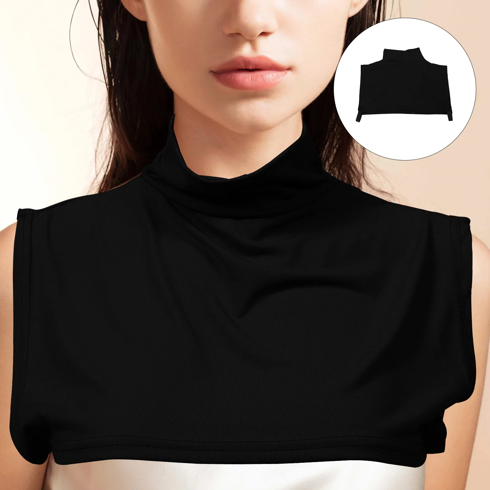 Muslim Detachable Faux Collar Women Long Neck Shirt Collar Lightweight Removable Neck Accessories for Sweaters Dresses Hijabs
Muslim Detachable Faux Collar Women Long Neck Shirt Collar Lightweight Removable Neck Accessories for Sweaters Dresses Hijabs