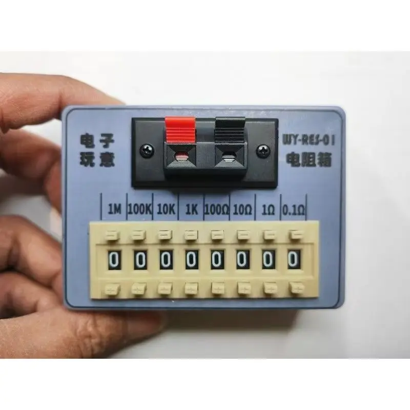 WY-RES-01 resistance box, portable pocket resistance box, dial programming resistance box
WY-RES-01 resistance box, portable pocket resistance box, dial programming resistance box