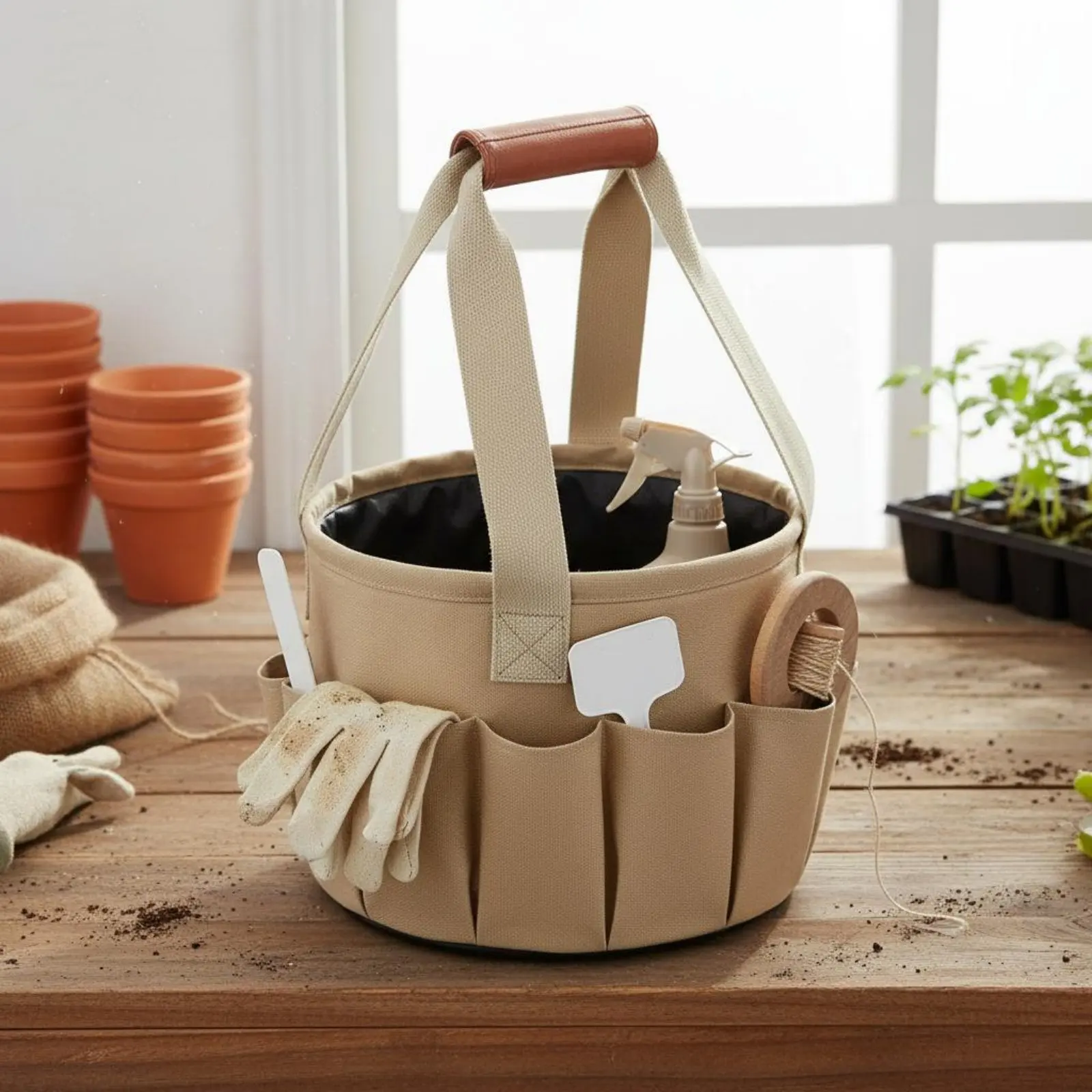 9 Pieces Garden Tool Tote Bag Set Sturdy Duty Gardening Tote with Tools Portable Garden Tool Kit Ergonomic Handles Rust
9 Pieces Garden Tool Tote Bag Set Sturdy Duty Gardening Tote with Tools Portable Garden Tool Kit Ergonomic Handles Rust