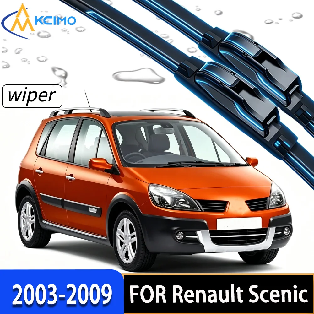 2Pcs Front Windshield Wiper Blades For Renault Scenic II 2003-2009 Premium Quality Windscreen Wiper Car Replacement Parts
2Pcs Front Windshield Wiper Blades For Renault Scenic II 2003-2009 Premium Quality Windscreen Wiper Car Replacement Parts