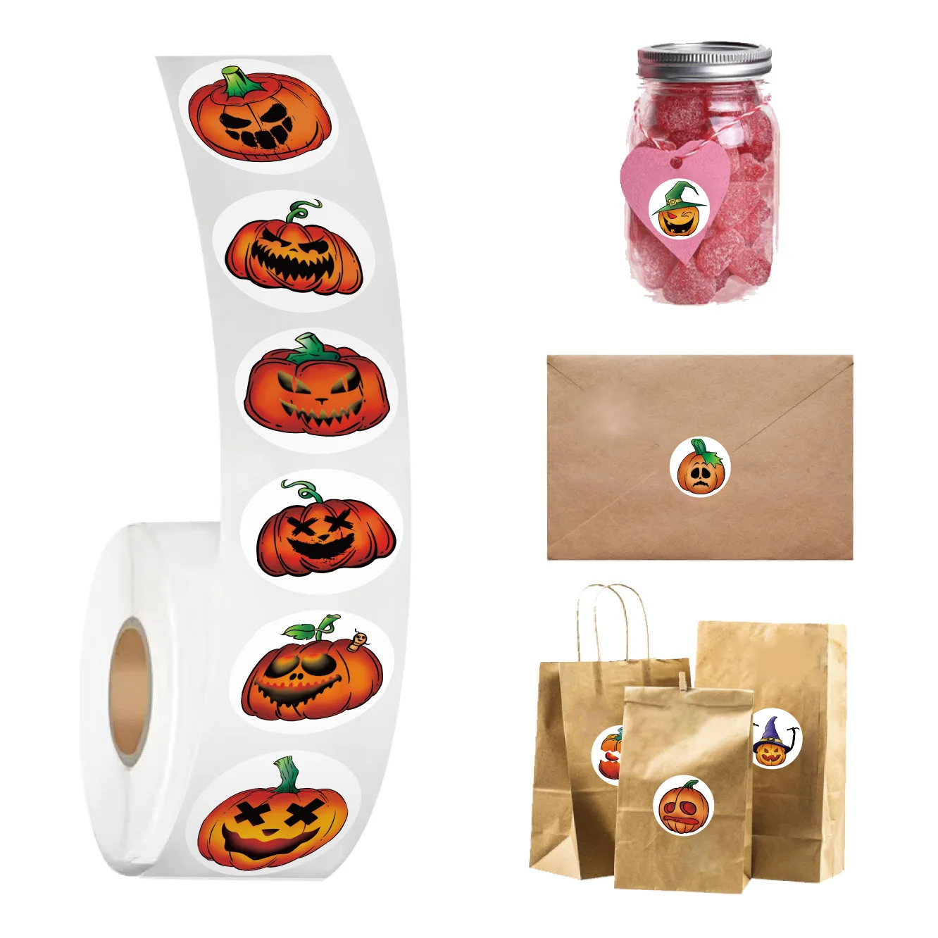 200pcs/Roll Original Halloween Fun Pumpkin Personalized Creative Small Stickers Decorative Gift Bags Folder Stickers
200pcs/Roll Original Halloween Fun Pumpkin Personalized Creative Small Stickers Decorative Gift Bags Folder Stickers