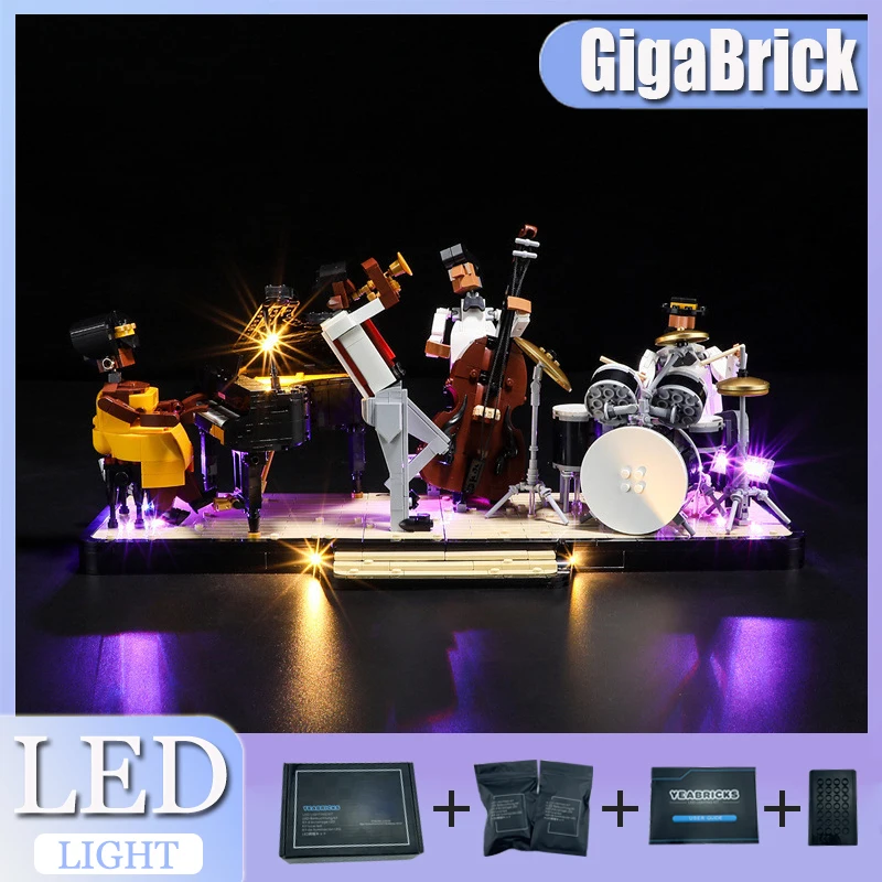 DIY LED Light Kit For LEGO 21334 Jazz Quartet (Only LED Light,Without Blocks Model)
DIY LED Light Kit For LEGO 21334 Jazz Quartet (Only LED Light,Without Blocks Model)