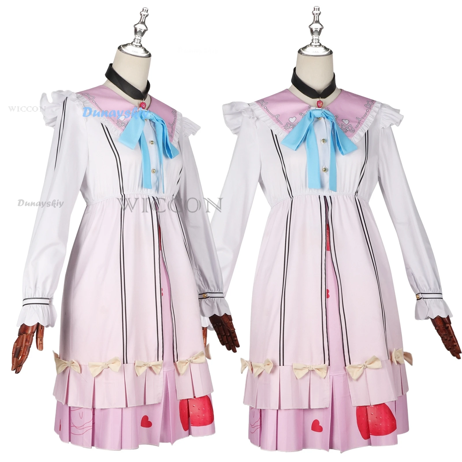Sailor Collar Ruffle Lolita Dress Hanasato Minori Cosplay Outfit Cute Nightdress For Girls Anime Halloween Dress Up
Sailor Collar Ruffle Lolita Dress Hanasato Minori Cosplay Outfit Cute Nightdress For Girls Anime Halloween Dress Up