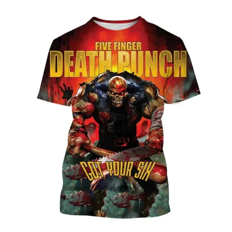Модная мужская одежда Металлическая группа Five Fingers Death Punch Футболка с 3D принтом Хип-хоп Harajuku Street Унисекс Негабаритная футболка Топы
Модная мужская одежда Металлическая группа Five Fingers Death Punch Футболка с 3D принтом Хип-хоп Harajuku Street Унисекс Негабаритная футболка Топы