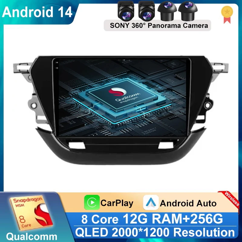 Автомобильное радио для Opel Corsa 2020 Android 14, автомобильная интеллектуальная система, мультимедийный видеоплеер, головное устройство, навигация GPS, стерео
Автомобильное радио для Opel Corsa 2020 Android 14, автомобильная интеллектуальная система, мультимедийный видеоплеер, головное устройство, навигация GPS, стерео
