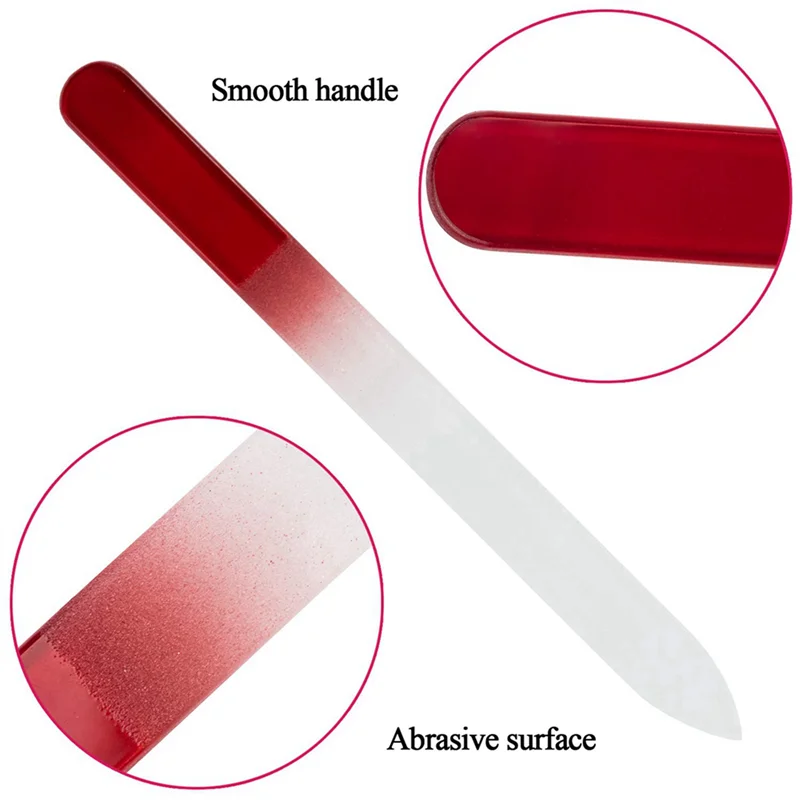 8 Pack Glass Nail File, Crystal Nail Files With Case, Double Sided Finger Nail Files, Professional Manicure Nail Care
8 Pack Glass Nail File, Crystal Nail Files With Case, Double Sided Finger Nail Files, Professional Manicure Nail Care