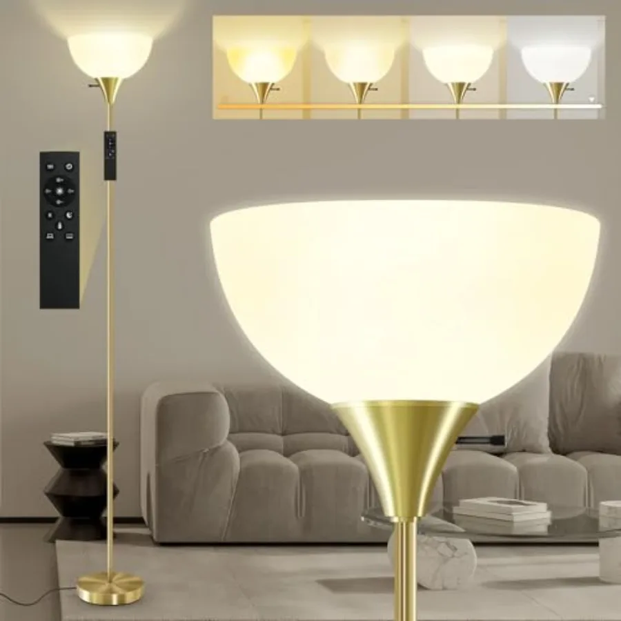 Floor Lamps for Living Room, 71'' Torchiere Floor Lamps with Remote, 2700K-6500K Colors Temperature and Brightness Adjustable,
Floor Lamps for Living Room, 71'' Torchiere Floor Lamps with Remote, 2700K-6500K Colors Temperature and Brightness Adjustable,