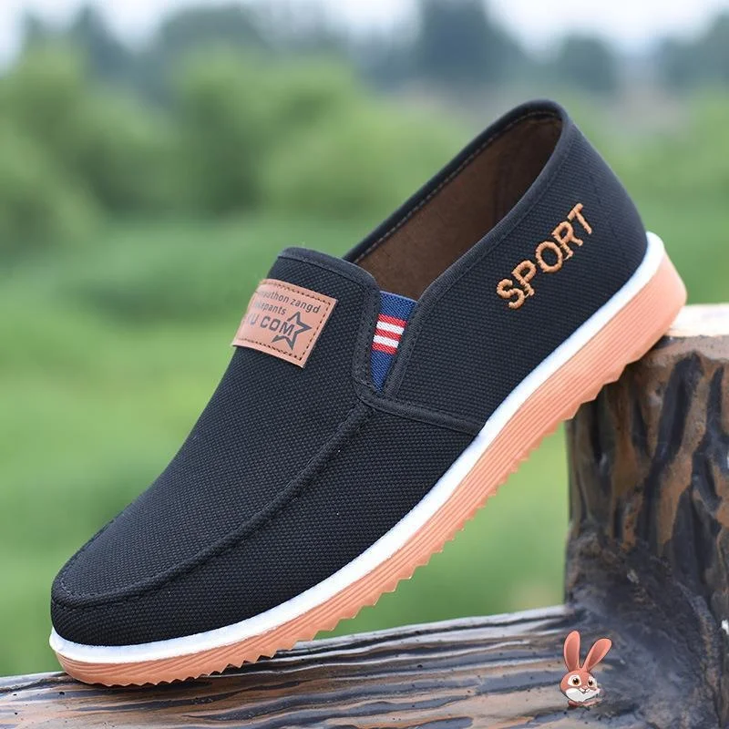 Men's Casual Breathable Shoes Slip-On Low-Top Beijing Fabric Shoes Comfortable Rubber Sole round Toe Fashionable Single Shoes
Men's Casual Breathable Shoes Slip-On Low-Top Beijing Fabric Shoes Comfortable Rubber Sole round Toe Fashionable Single Shoes