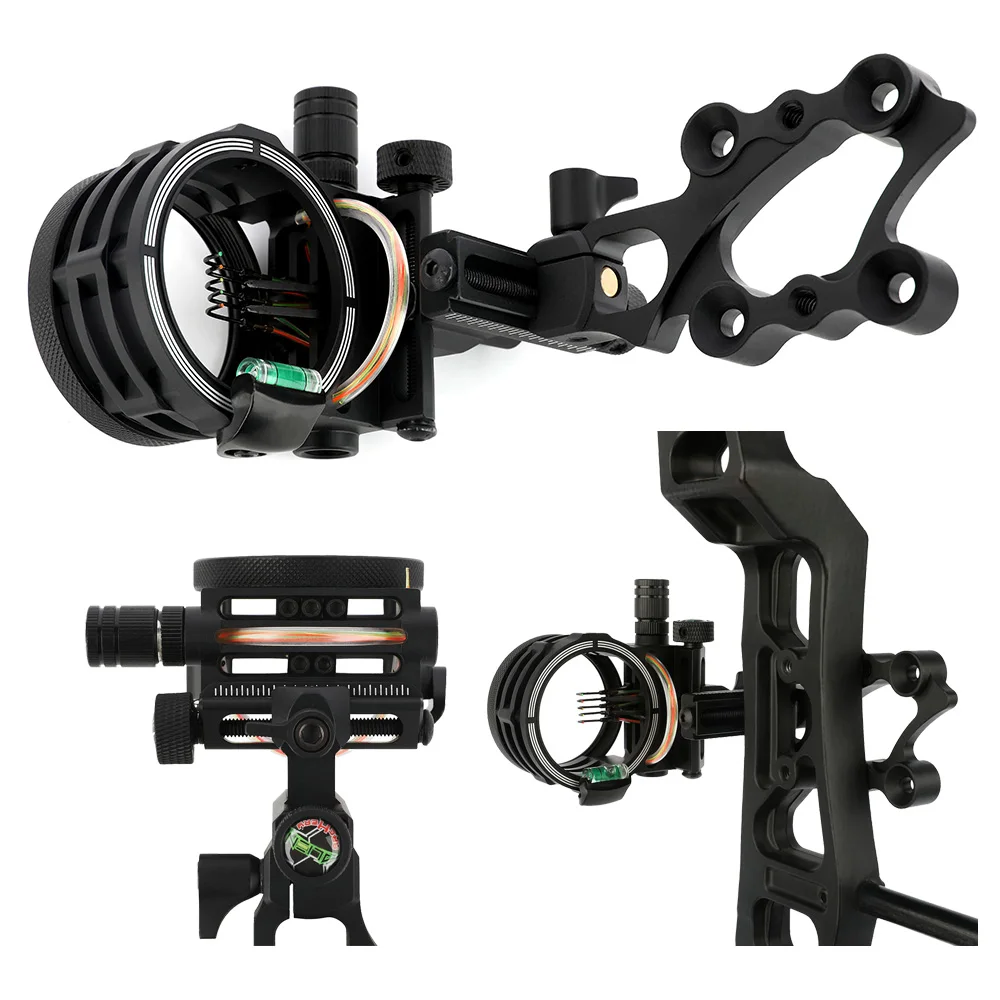 5 Pin Compound Bow Sight 0.019'' Optical Fiber Micro-Adjust CNC Aluminum Alloy Left/Right Hand for Hunting Shooting Accessories
5 Pin Compound Bow Sight 0.019'' Optical Fiber Micro-Adjust CNC Aluminum Alloy Left/Right Hand for Hunting Shooting Accessories