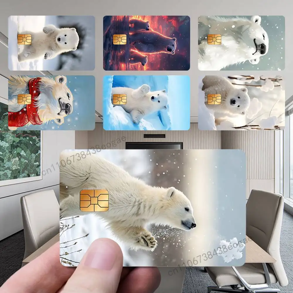Cute Art Polar Bear Bank Credit Cards Bus Pass Stickers Cool Decoration Waterproof 4PCS Card Protective Film
Cute Art Polar Bear Bank Credit Cards Bus Pass Stickers Cool Decoration Waterproof 4PCS Card Protective Film