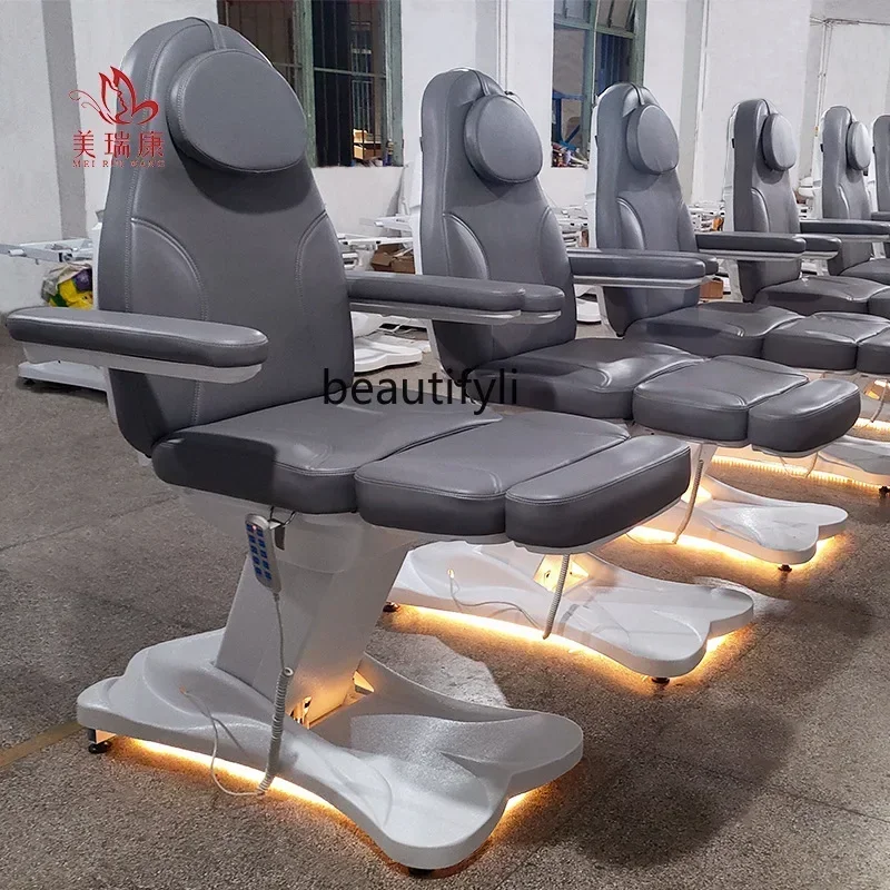 YH Electric Adjustable Facial Bed Multifunctional Massage Dental Examination Bed with Light
YH Electric Adjustable Facial Bed Multifunctional Massage Dental Examination Bed with Light