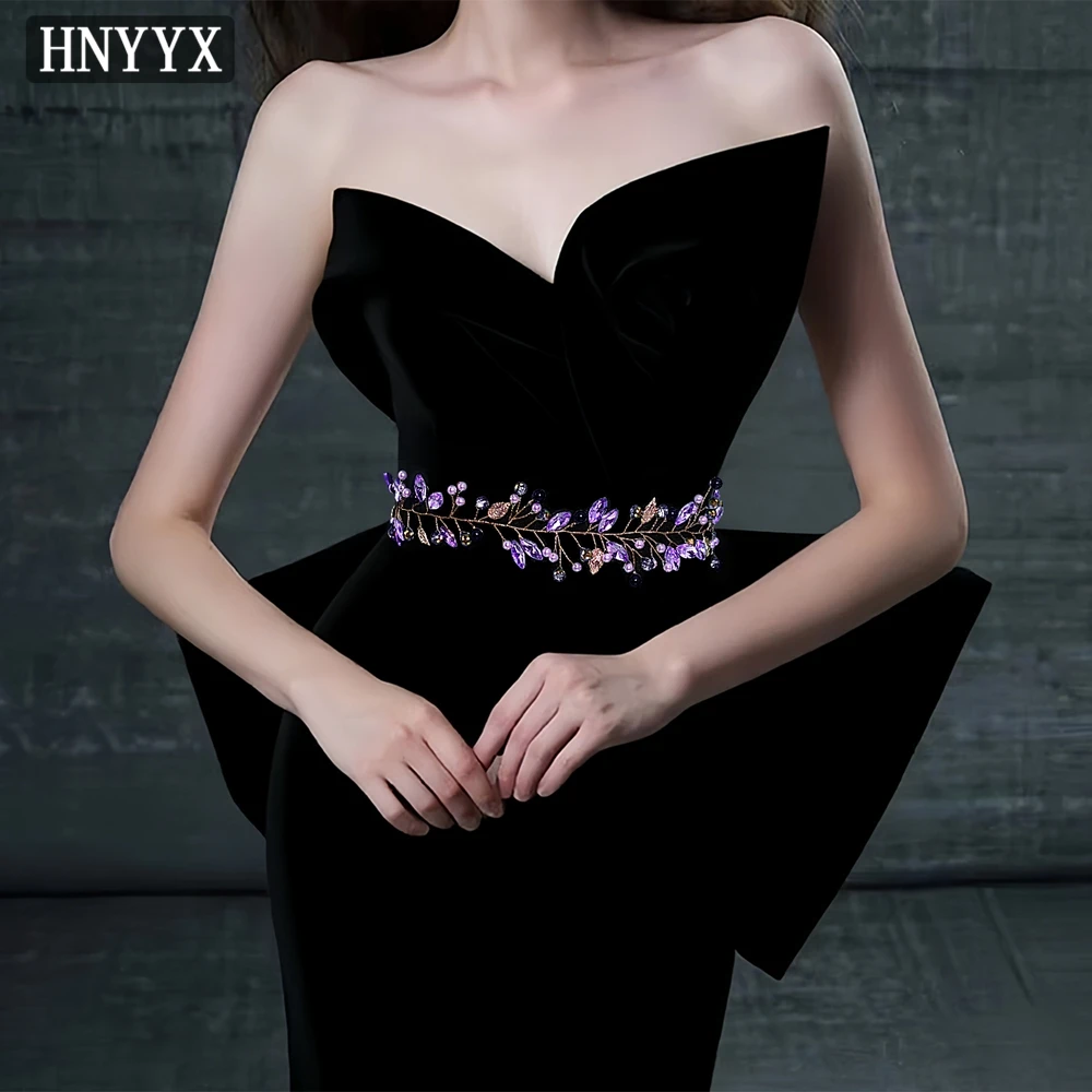 HNYYX Elegant Purple Rhinestone Belts Sparkling Waist Decoration for Women Wedding Banquet Prom Party Dress Accessories SA233
HNYYX Elegant Purple Rhinestone Belts Sparkling Waist Decoration for Women Wedding Banquet Prom Party Dress Accessories SA233