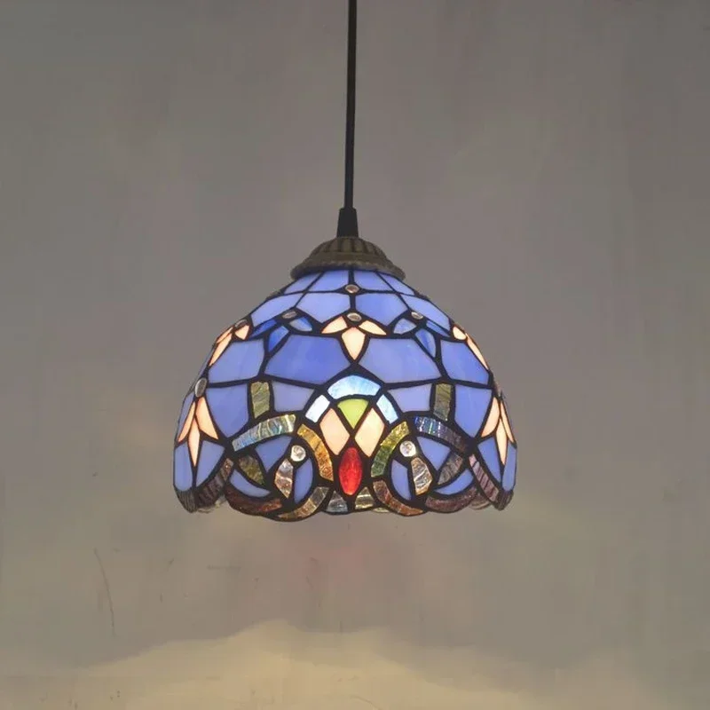 Mediterranean Style Colorful Glass Chandelier European Retro Tiffany Lighting for Restaurant Creative Rural Bedroom Balcony
Mediterranean Style Colorful Glass Chandelier European Retro Tiffany Lighting for Restaurant Creative Rural Bedroom Balcony