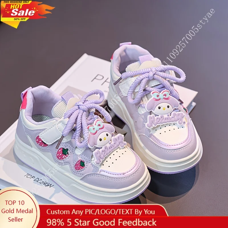 My Melody Strawberry Casual Shoe Girls' Cartoon Cute Lightweight Sneakers Unisex Suitable for Girl Athletic Running Shoes
My Melody Strawberry Casual Shoe Girls' Cartoon Cute Lightweight Sneakers Unisex Suitable for Girl Athletic Running Shoes