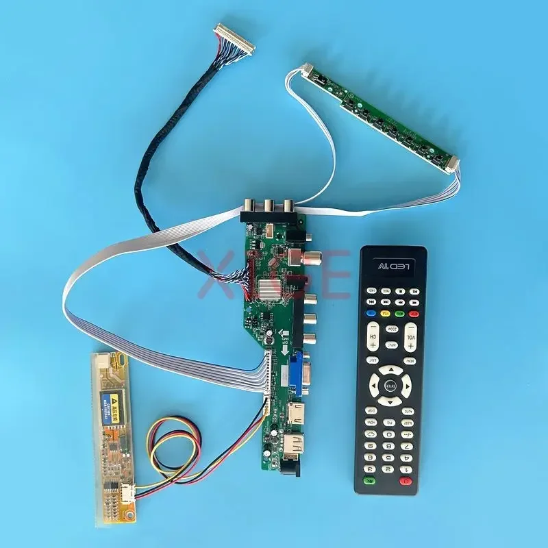 Для контроллера CLAA150PB01 CLAA150PB03, плата драйвера, цифровой DVB 1CCFL, Комплект «сделай сам» USB + HDMI + VGA + AV + IR LVDS-30Pin 1400*1050, ЖК-матрица
Для контроллера CLAA150PB01 CLAA150PB03, плата драйвера, цифровой DVB 1CCFL, Комплект «сделай сам» USB + HDMI + VGA + AV + IR LVDS-30Pin 1400*1050, ЖК-матрица