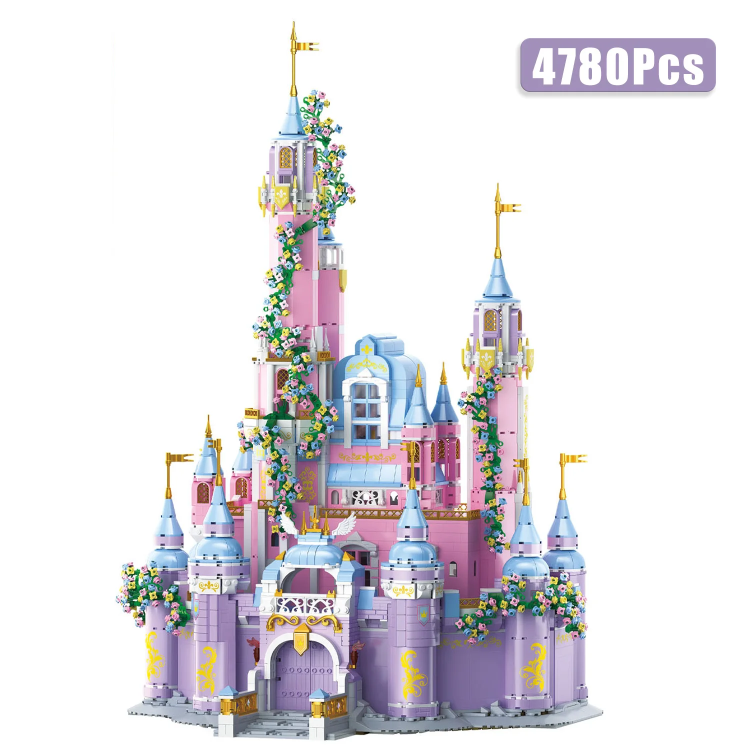 City Series 4780Pcs Dream Princess Castle Model Building Blocks Street View Flowers House Mini Bricks Toys Girls Birthday Gifts
City Series 4780Pcs Dream Princess Castle Model Building Blocks Street View Flowers House Mini Bricks Toys Girls Birthday Gifts