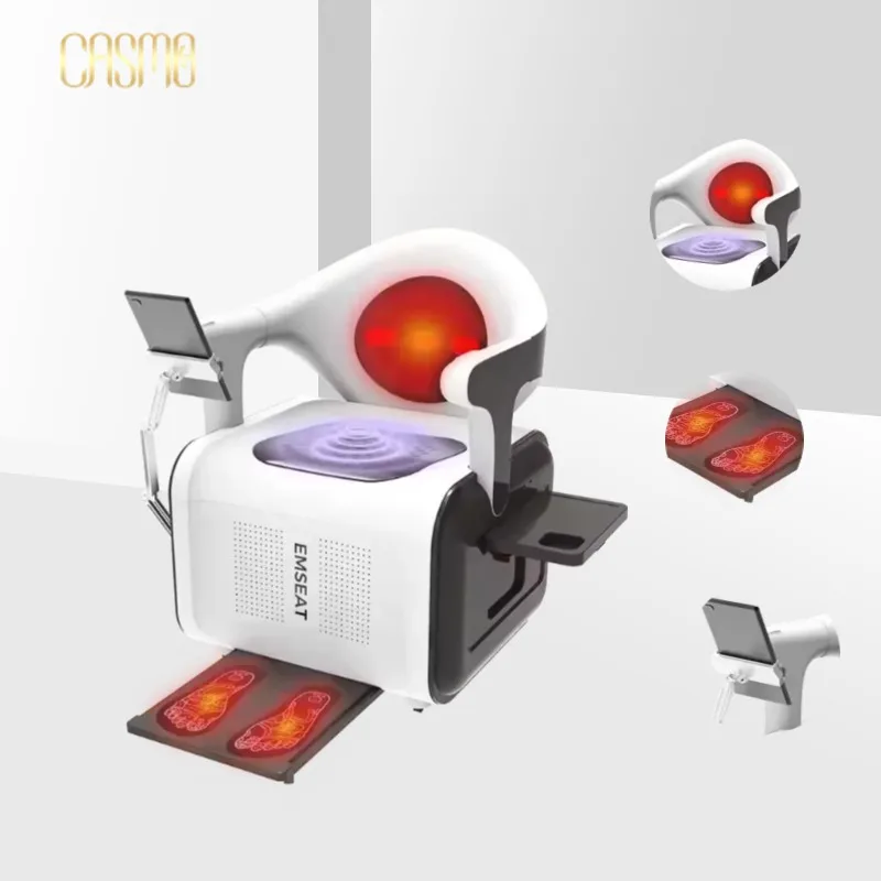 Rehabilitation Therapy Electromagnetic Chair RF Back and Feet Non-Invasive EMS Chair Urinary EMS Incontinence
Rehabilitation Therapy Electromagnetic Chair RF Back and Feet Non-Invasive EMS Chair Urinary EMS Incontinence 