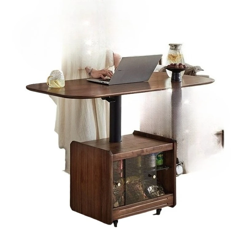 North American black walnut lifting coffee table simple solid wood mobile living room home
North American black walnut lifting coffee table simple solid wood mobile living room home