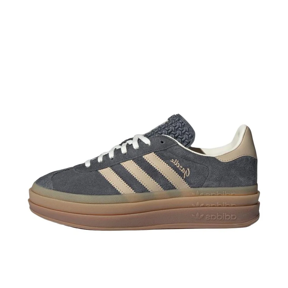 Adidas Originals Gazelle Bold Women Gray Brown Fashion Classic Height Increase Anti-slip German Training Board Shoes IE0428
Adidas Originals Gazelle Bold Women Gray Brown Fashion Classic Height Increase Anti-slip German Training Board Shoes IE0428