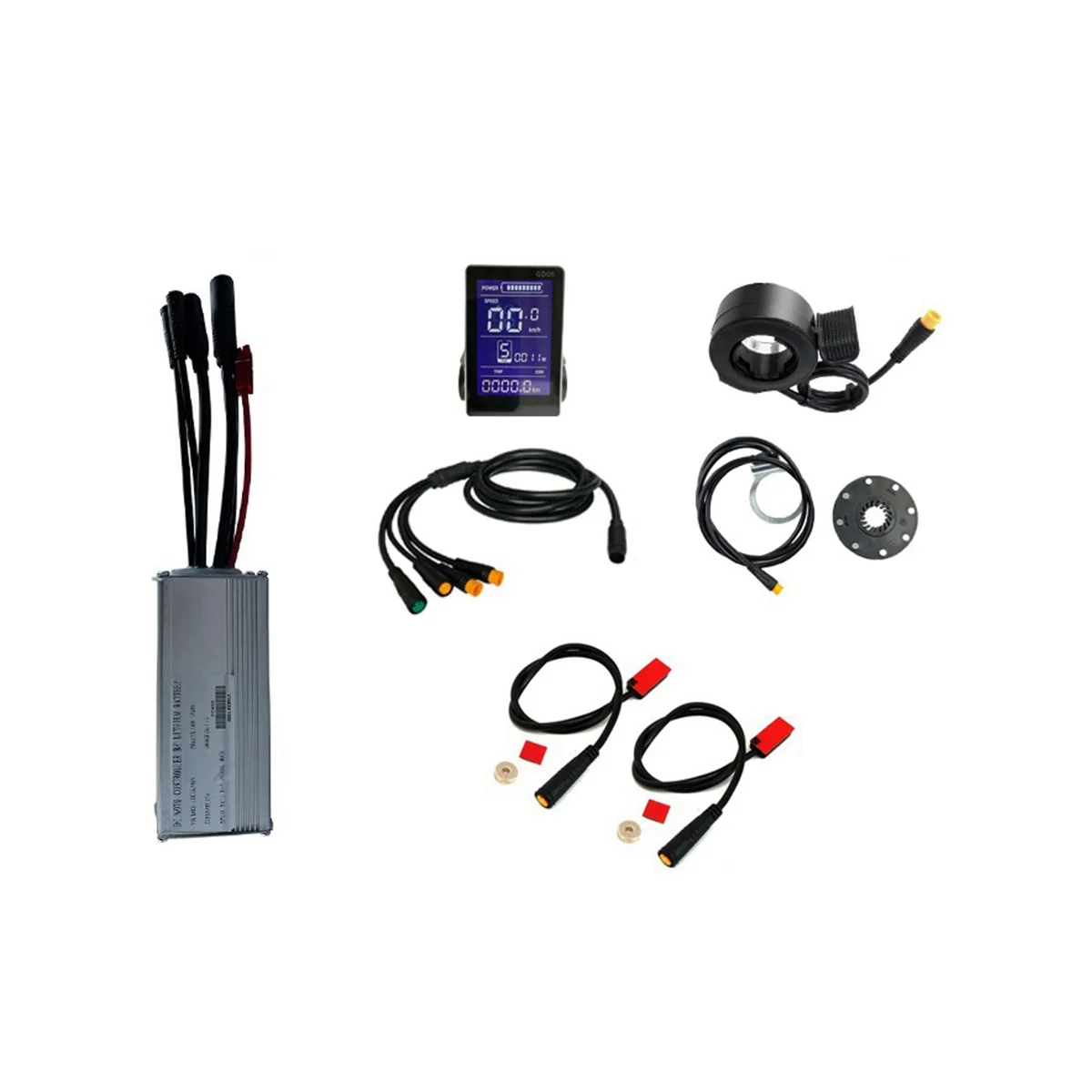 36V 48V 750W E-Bike 25A Sine Wave Brushless Controller with GD06 Display E-Bike Light Display
36V 48V 750W E-Bike 25A Sine Wave Brushless Controller with GD06 Display E-Bike Light Display