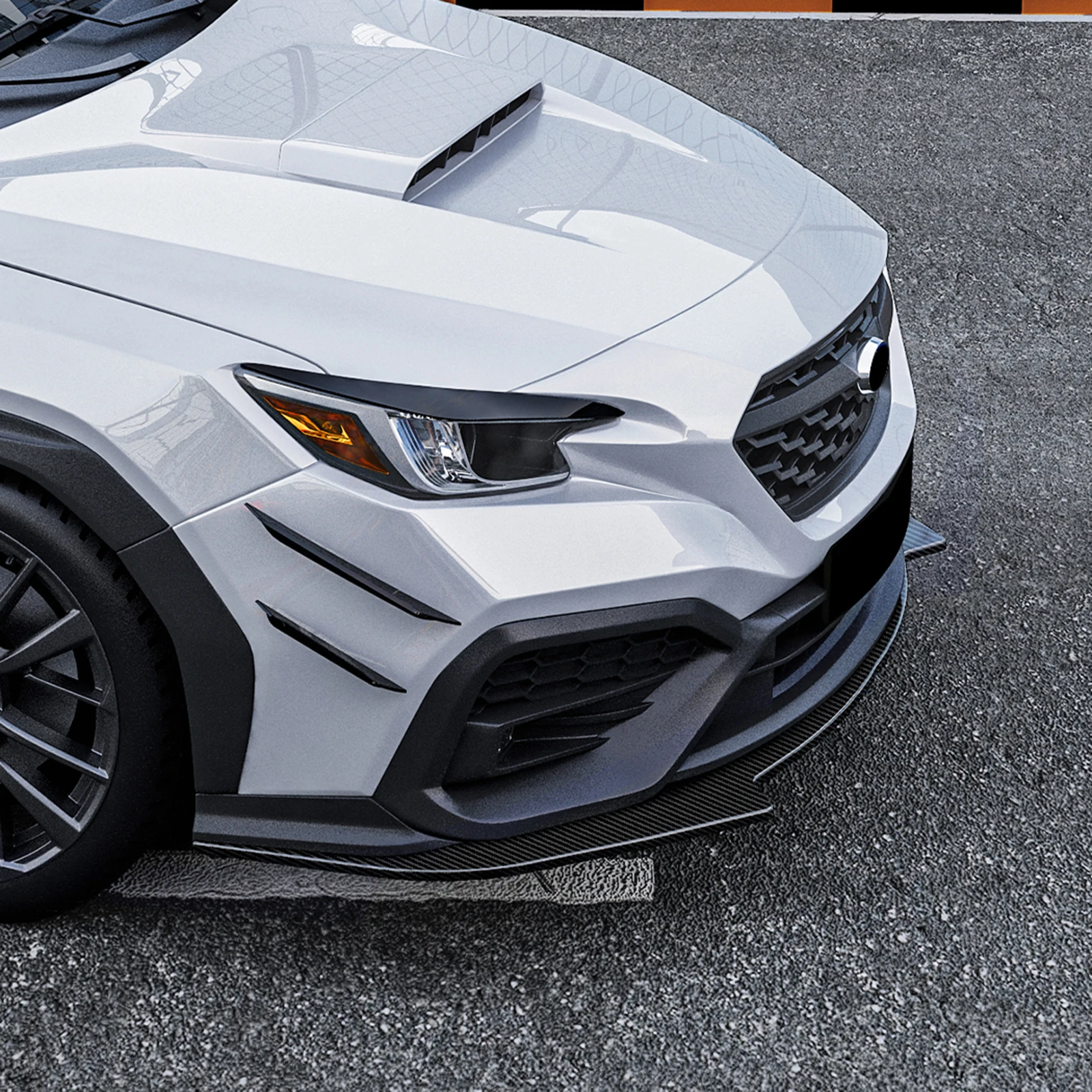 Front Bumper Spoiler Lip Carbon Fiber Look/Gloss Black Lower Splitter Blade Guard For Subaru WRX STI VB 2022-2025 Sedan 4-Door
Front Bumper Spoiler Lip Carbon Fiber Look/Gloss Black Lower Splitter Blade Guard For Subaru WRX STI VB 2022-2025 Sedan 4-Door