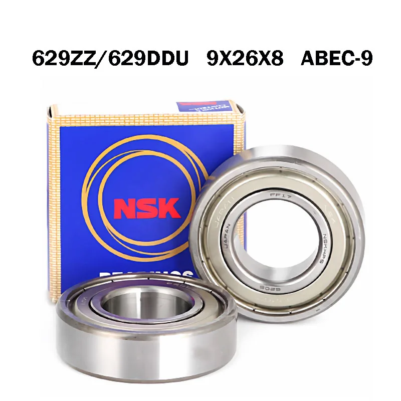 10pcs Original Japan NSK bearing 629 9X26X8mm ABEC-9 629ZZ 629-2RS 629DDU 629-2Z R-2690 ZZ -2Z -2RS1 Micro precision bearings
10pcs Original Japan NSK bearing 629 9X26X8mm ABEC-9 629ZZ 629-2RS 629DDU 629-2Z R-2690 ZZ -2Z -2RS1 Micro precision bearings