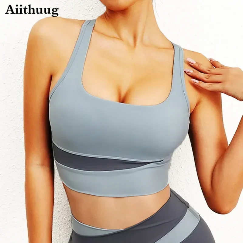 Aiithuug U Neck Yoga Bra Racer Back Bounce Control Crop Bra Running Jogging Bras Gym Crop Top Fitness Crops Sports Bras Active
Aiithuug U Neck Yoga Bra Racer Back Bounce Control Crop Bra Running Jogging Bras Gym Crop Top Fitness Crops Sports Bras Active