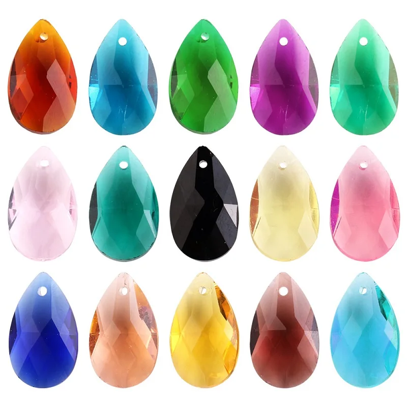 22mm 100pcs Crystal Chandelier Teardrop Glass Trimming Pendant Glass Colorful Prism Hanging Drops Pendants
22mm 100pcs Crystal Chandelier Teardrop Glass Trimming Pendant Glass Colorful Prism Hanging Drops Pendants