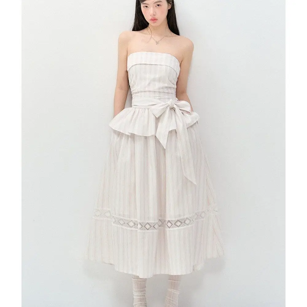 2026 Summer Pink Striped Suspender Tube Top Slim and Thin Straps New Dress Long Dress Women
2026 Summer Pink Striped Suspender Tube Top Slim and Thin Straps New Dress Long Dress Women