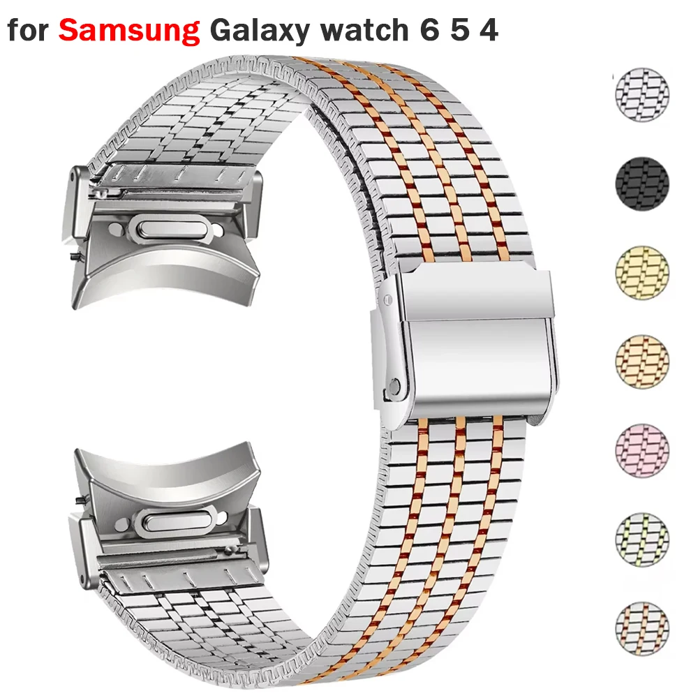 Ремешок из нержавеющей стали для Samsung Galaxy Watch 6 5 4 40 мм 44 мм 6 4 Classic 47 мм 43 мм Металлический браслет без зазоров для ремешка 5Pro 45 мм
Ремешок из нержавеющей стали для Samsung Galaxy Watch 6 5 4 40 мм 44 мм 6 4 Classic 47 мм 43 мм Металлический браслет без зазоров для ремешка 5Pro 45 мм