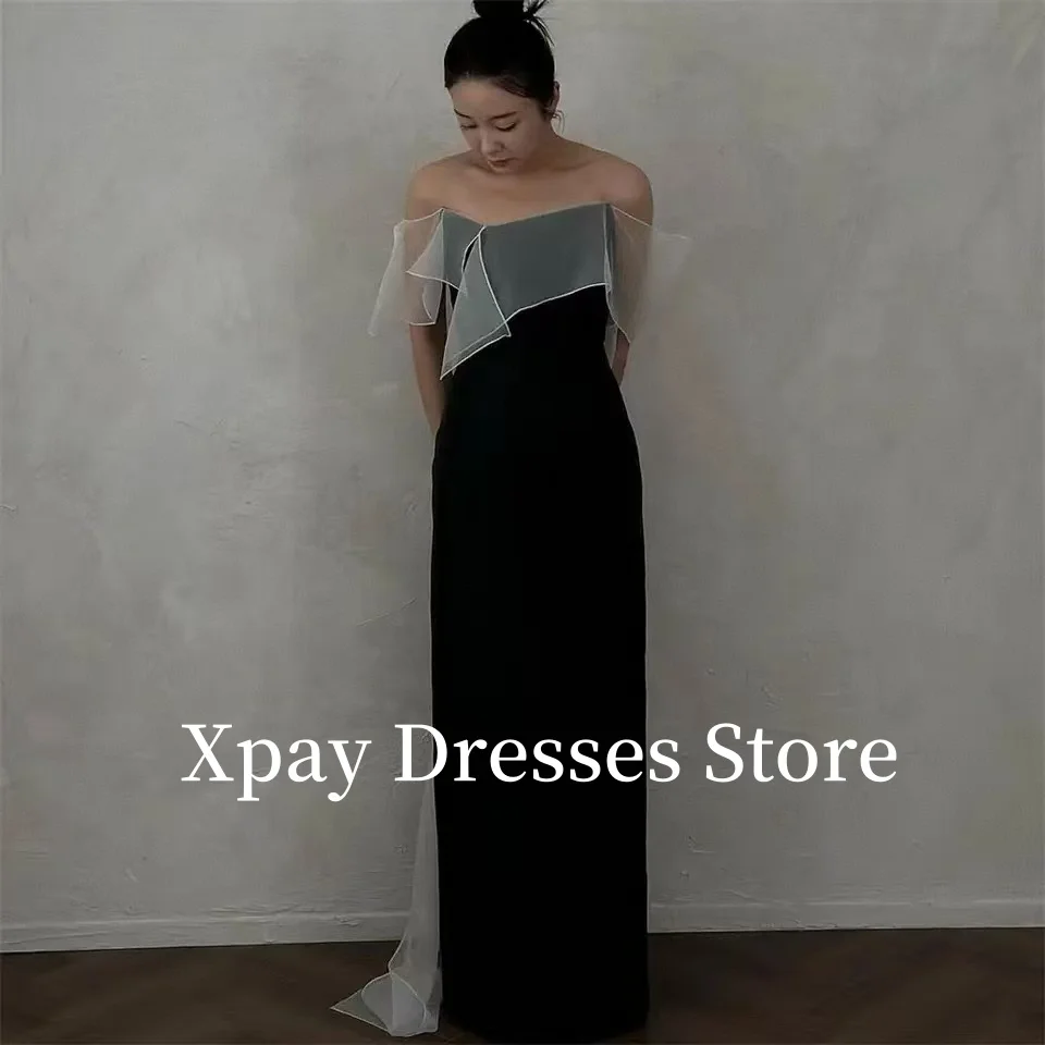 XPAY Simple Off Shoulder Wedding Party Dresses Korea Photo shoot Soft Satin Formal Evening Gowns Corset Customized Plus Size
XPAY Simple Off Shoulder Wedding Party Dresses Korea Photo shoot Soft Satin Formal Evening Gowns Corset Customized Plus Size
