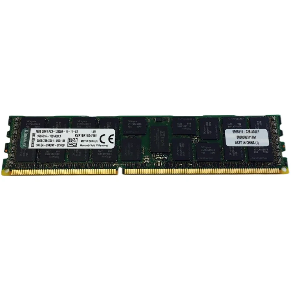 1PCS RAM KVR16R11D4/16 16GB DDR3 1600MHz ECC REG 2RX4 PC3-12800R For Kingston Server Memory Work Fine
1PCS RAM KVR16R11D4/16 16GB DDR3 1600MHz ECC REG 2RX4 PC3-12800R For Kingston Server Memory Work Fine