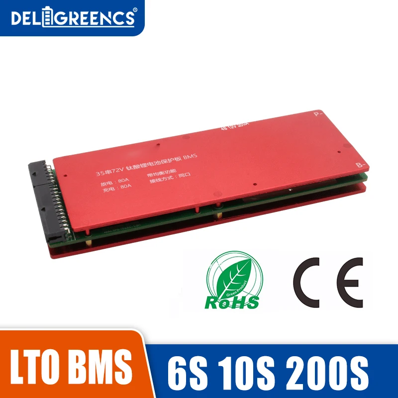LTO 6S BMS 5S 10S 15S 20S 25S 30S 80A BMS with Balance function 2.3V 2.4V lithium titanate battery for Car audio home motorcycle
LTO 6S BMS 5S 10S 15S 20S 25S 30S 80A BMS with Balance function 2.3V 2.4V lithium titanate battery for Car audio home motorcycle