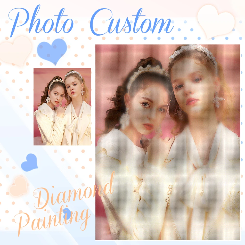 GATYZTORY Photo Custom Diamond Painting Full Round Full Square Crystal Drill Diy Cross Stitch 5D Diamond Mosaic Art Kits Gift
GATYZTORY Photo Custom Diamond Painting Full Round Full Square Crystal Drill Diy Cross Stitch 5D Diamond Mosaic Art Kits Gift