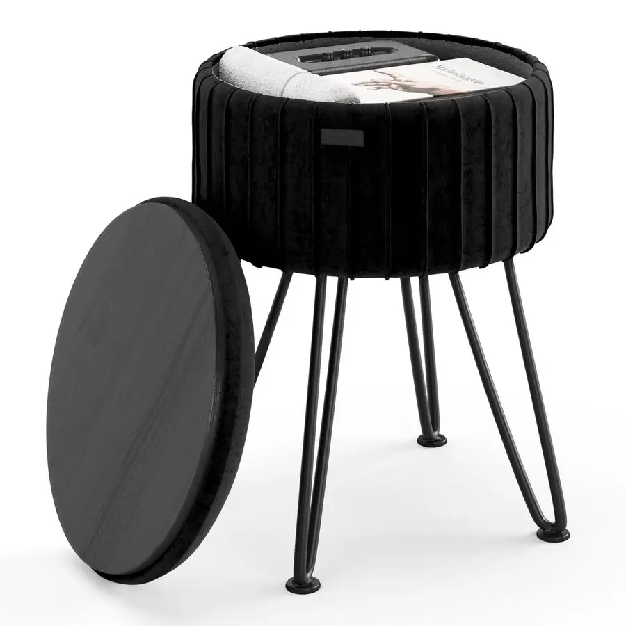 Round Ottoman with Storage, Pleated Velvet Storage Ottoman, Foot Stool Ottomans, Makeup Vanity Stool, Small Ottomans Foot Rest,
Round Ottoman with Storage, Pleated Velvet Storage Ottoman, Foot Stool Ottomans, Makeup Vanity Stool, Small Ottomans Foot Rest,