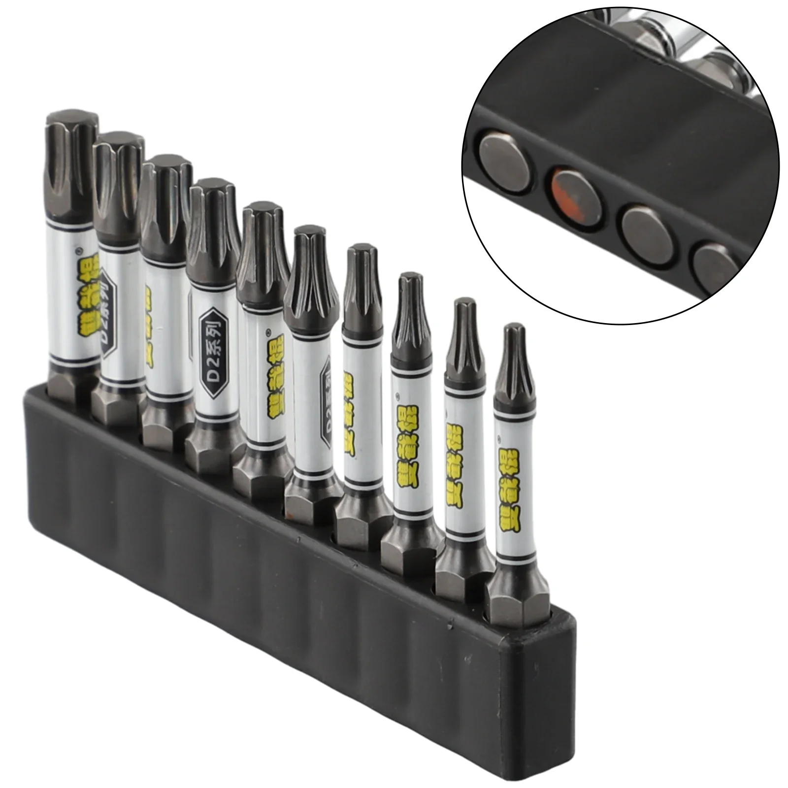 11pcs Magnetic Torx Screwdriver Bit Set 1/4'' Hexagonal Cross Impact Drill Batch Head For Electric Drill Power Tools Parts
11pcs Magnetic Torx Screwdriver Bit Set 1/4'' Hexagonal Cross Impact Drill Batch Head For Electric Drill Power Tools Parts