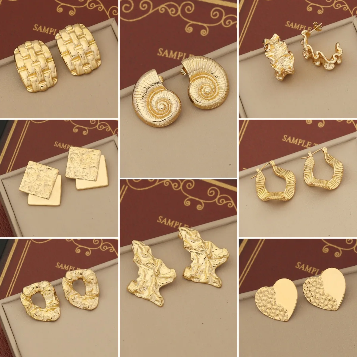 Pedina Stainless steel Gold Irregular Earrings For Women Fashionable Gold Girl Ear Jewelry Accessories
Pedina Stainless steel Gold Irregular Earrings For Women Fashionable Gold Girl Ear Jewelry Accessories