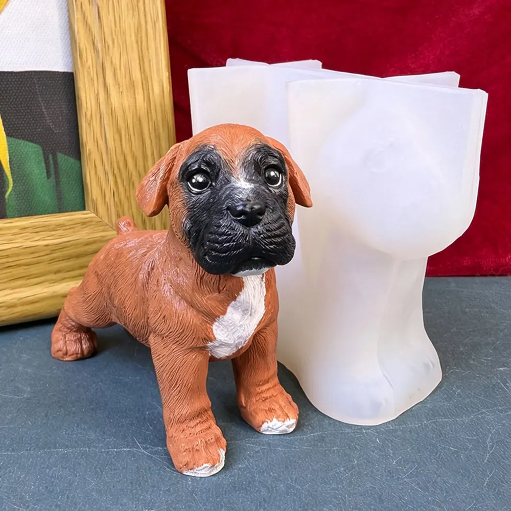 3D Boxer Dog Silicone Mold for Polymer Clay Epoxy Resin Cute Puppy Soap Making DIY Plaster Gypsum Craft Mould Resin Suppl
3D Boxer Dog Silicone Mold for Polymer Clay Epoxy Resin Cute Puppy Soap Making DIY Plaster Gypsum Craft Mould Resin Suppl