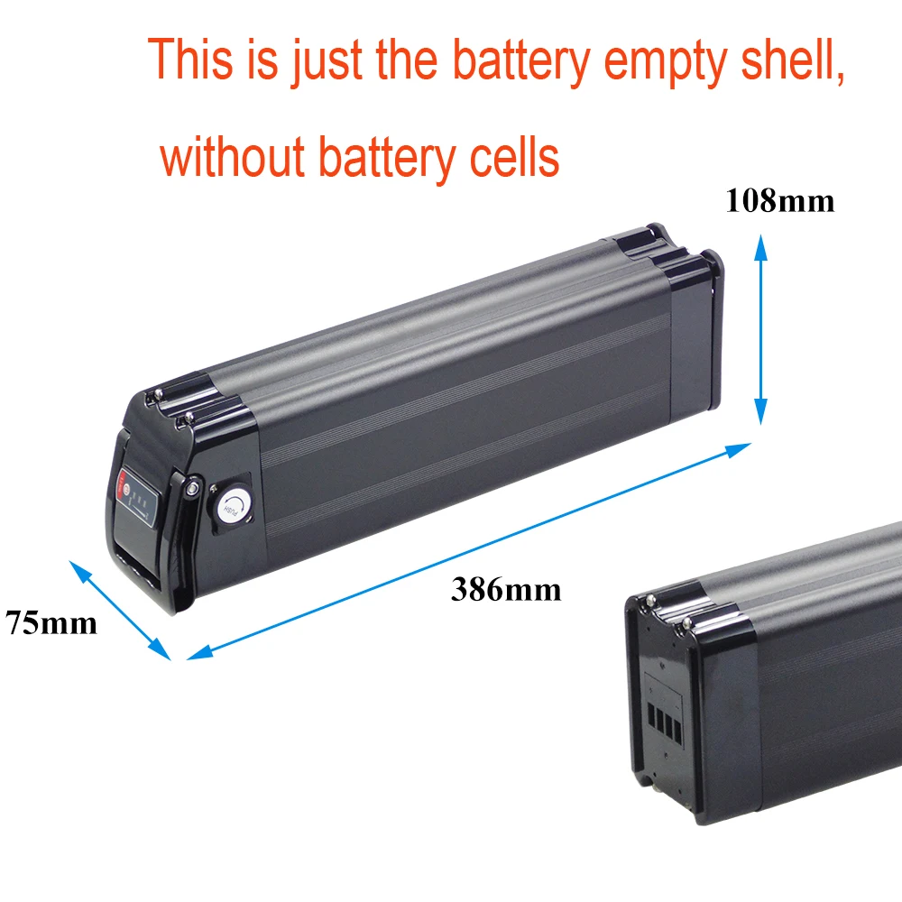 36V 48V Silver Fish Downtube Ebike Battery 50Pcs 52Pcs 65Pcs Cells Only Empty Box for Ecotric Dolphin Peacedove Hammer E-Bike
36V 48V Silver Fish Downtube Ebike Battery 50Pcs 52Pcs 65Pcs Cells Only Empty Box for Ecotric Dolphin Peacedove Hammer E-Bike