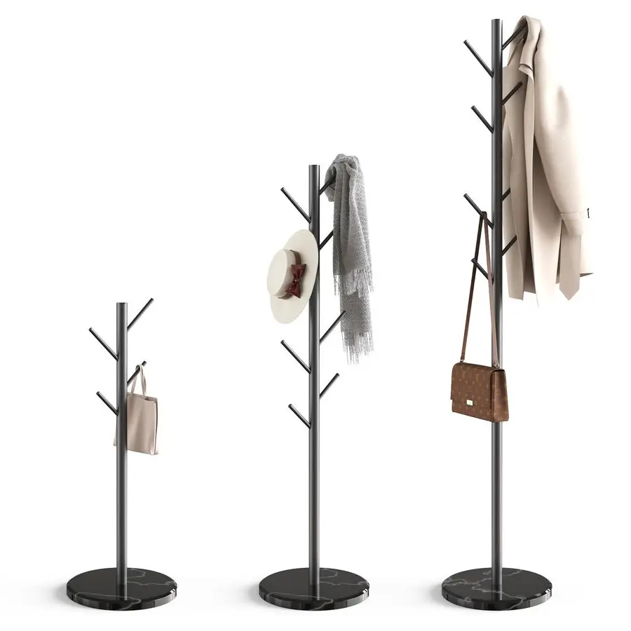 Rack with Natural Marble Base, Metal Freestanding Coat Rack with 8 Hooks, 3 Adjustable Size Sturdy Coat Tree for Bags, Coats, an
Rack with Natural Marble Base, Metal Freestanding Coat Rack with 8 Hooks, 3 Adjustable Size Sturdy Coat Tree for Bags, Coats, an
