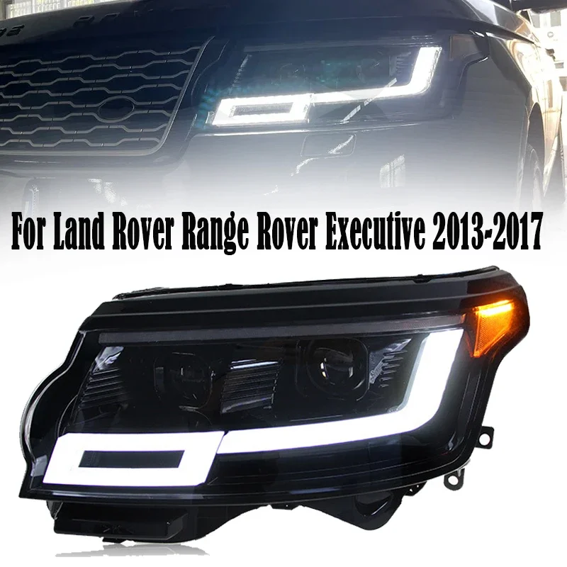 Car Head Lamp for Land Rover Range Rover Executive LED Headlights 2013-2017 DRL Turn Signal High Beam Angel Eye Projector Lens
Car Head Lamp for Land Rover Range Rover Executive LED Headlights 2013-2017 DRL Turn Signal High Beam Angel Eye Projector Lens