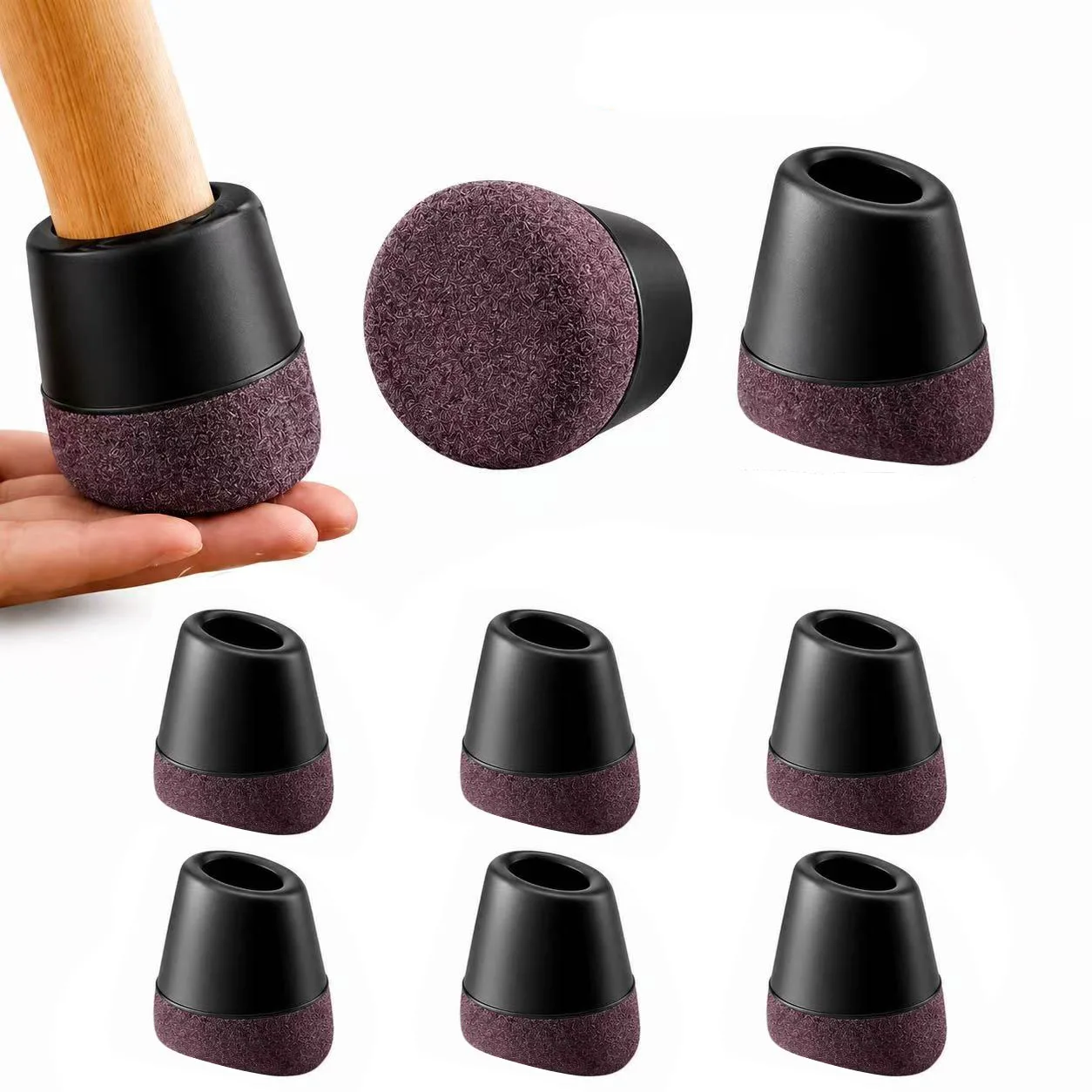 8PCS Silicone Chair Leg Protectors Anti-Slip Furniture Feet Pads Felt for Tilt Chair Legs Noise Reduction for Hardwood Floors
8PCS Silicone Chair Leg Protectors Anti-Slip Furniture Feet Pads Felt for Tilt Chair Legs Noise Reduction for Hardwood Floors
