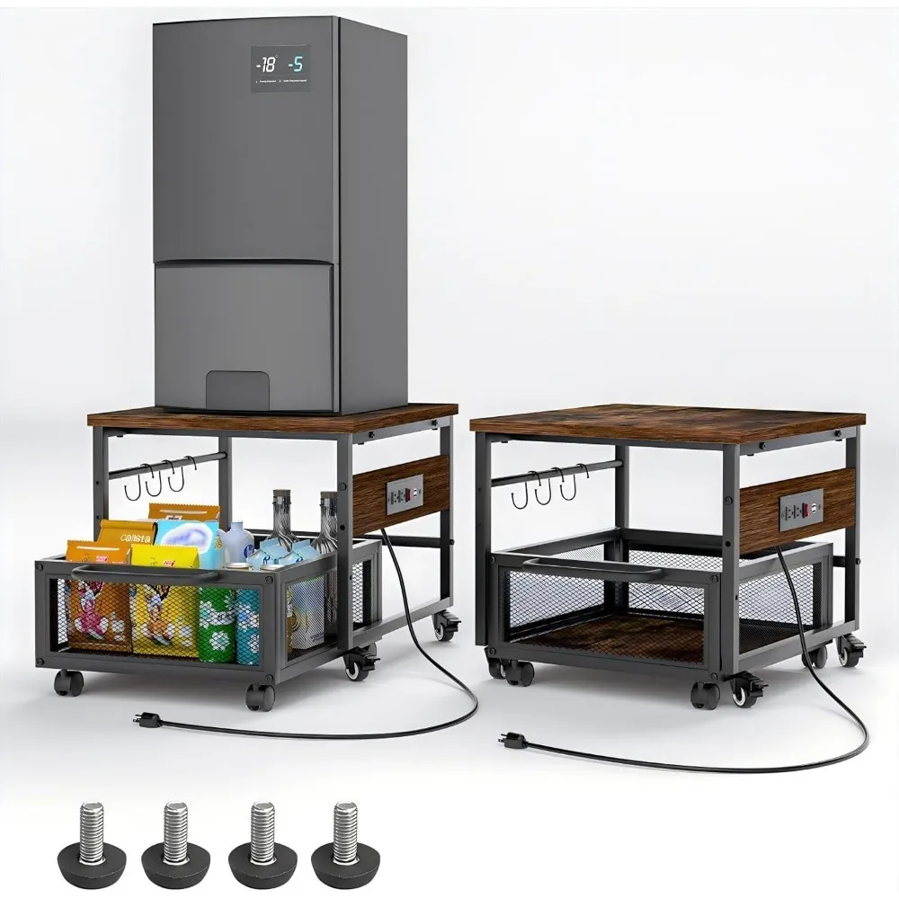Mini Fridge Stand with Wheels Storage Cart Heavy Duty Rolling Table for Refrigerator with Power Outlets Large Drawer Dorm
Mini Fridge Stand with Wheels Storage Cart Heavy Duty Rolling Table for Refrigerator with Power Outlets Large Drawer Dorm