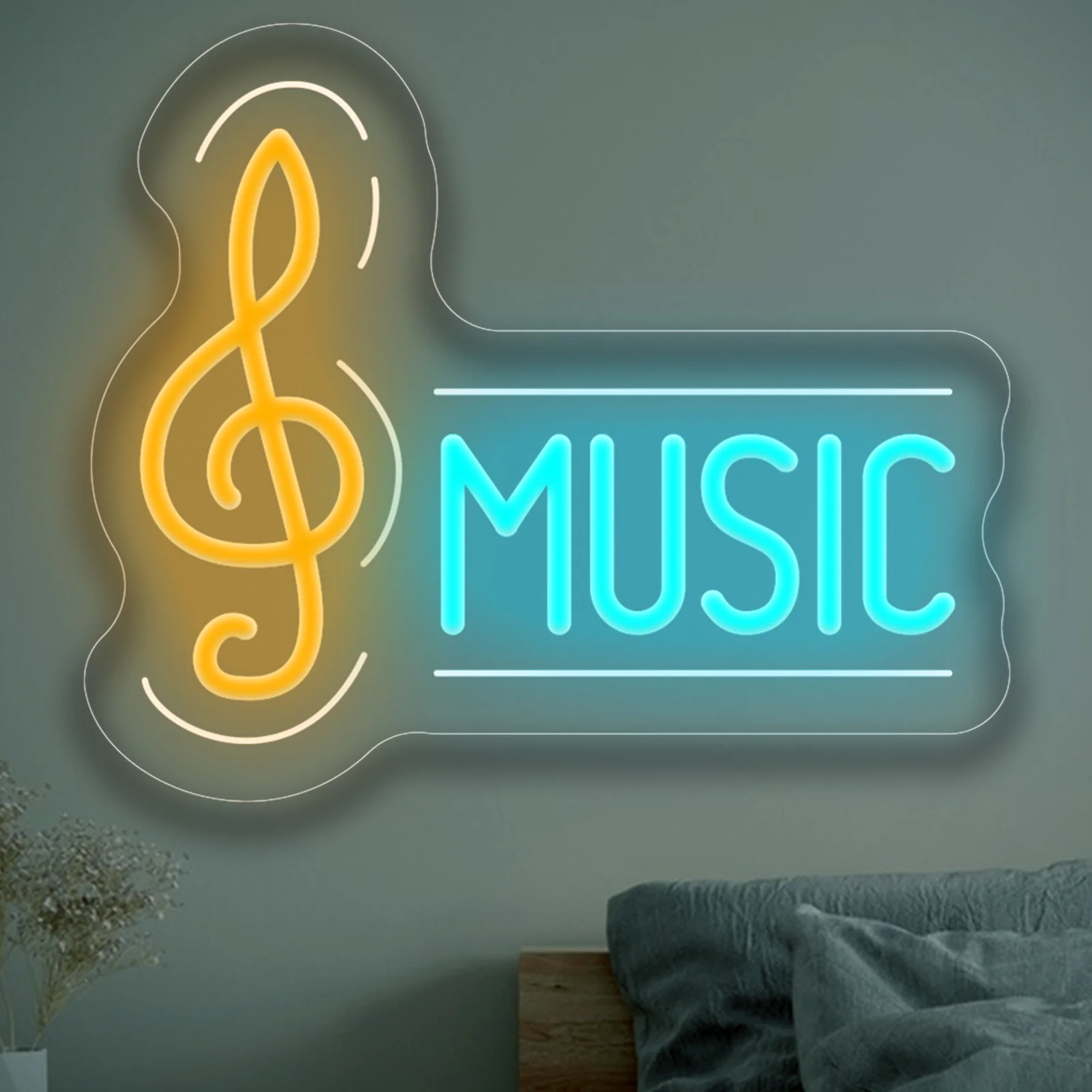 Музыкальная нота, неоновая вывеска MUSIC, светодиодный неоновый свет с регулируемой яркостью USB для спальни, студии, караоке, вечеринки, клуба, настенный художественный декор, подарок для музыкантов
Музыкальная нота, неоновая вывеска MUSIC, светодиодный неоновый свет с регулируемой яркостью USB для спальни, студии, караоке, вечеринки, клуба, настенный художественный декор, подарок для музыкантов
