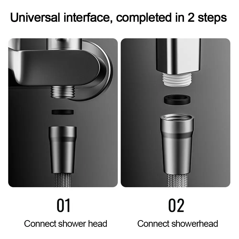 1.5/2 Meter Handheld Shower Hose Universal Interface Anti Winding Shower Tube Flexible GI/2 Bath Shower Nylon Pipe
1.5/2 Meter Handheld Shower Hose Universal Interface Anti Winding Shower Tube Flexible GI/2 Bath Shower Nylon Pipe